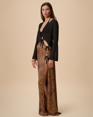 Maxi Animal Dress - Leo